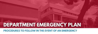 Department Emergency Plan 