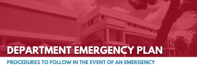 Department Emergency Plan