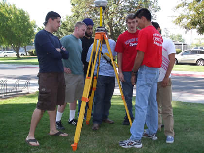 Geomatics students