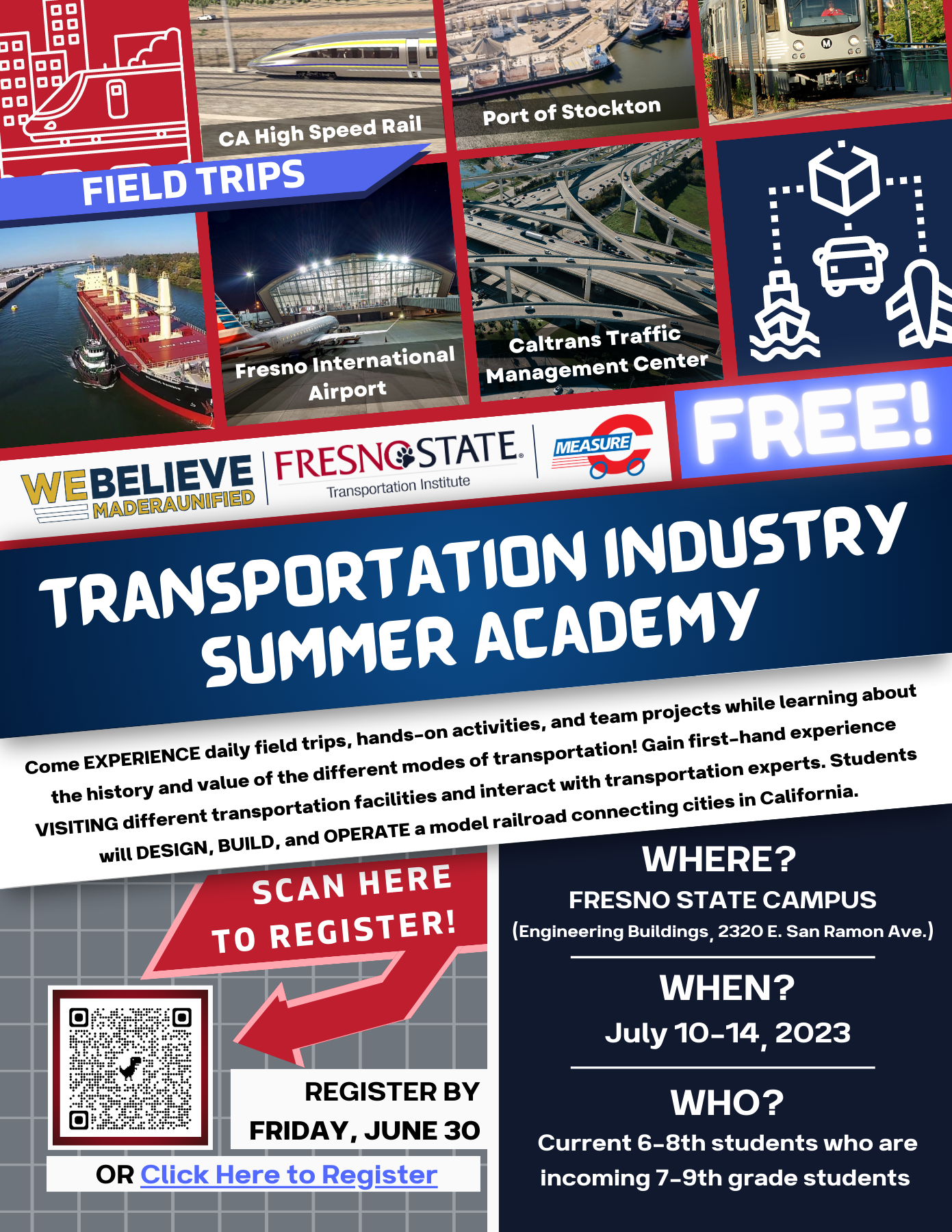 Fresno State Transportation Industry Summer Camp English