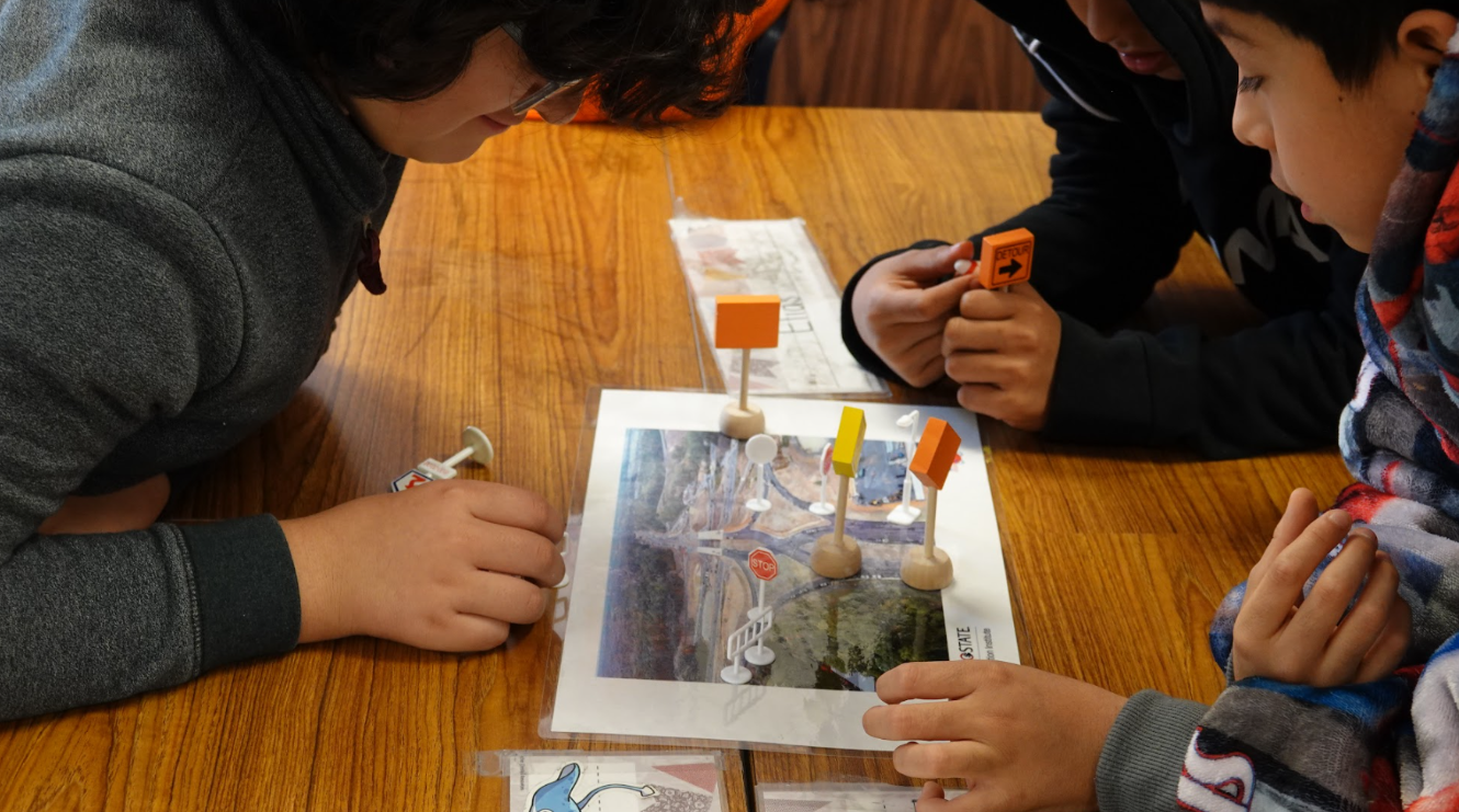 picture of students in activity