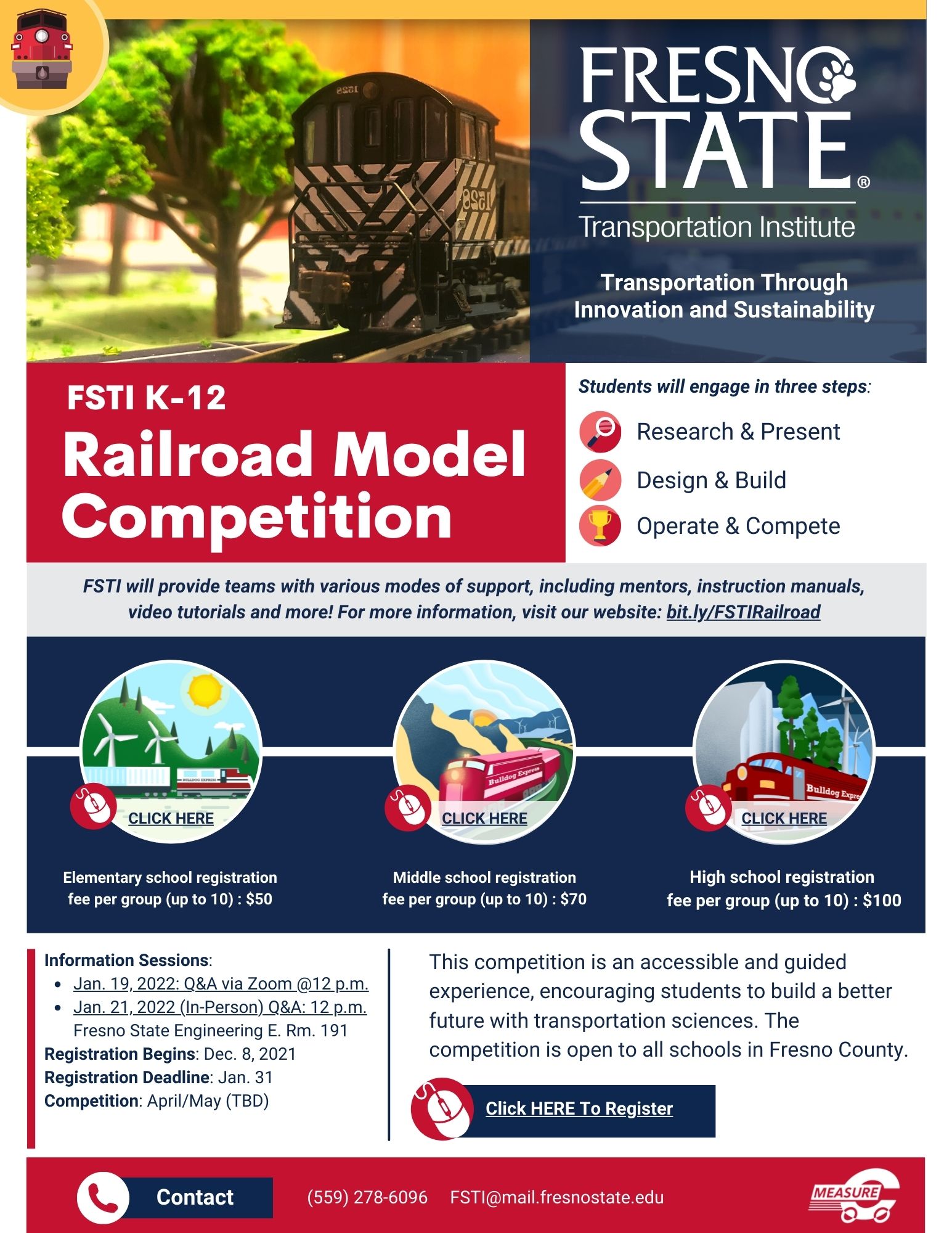 Railroad Model Competition Flyer