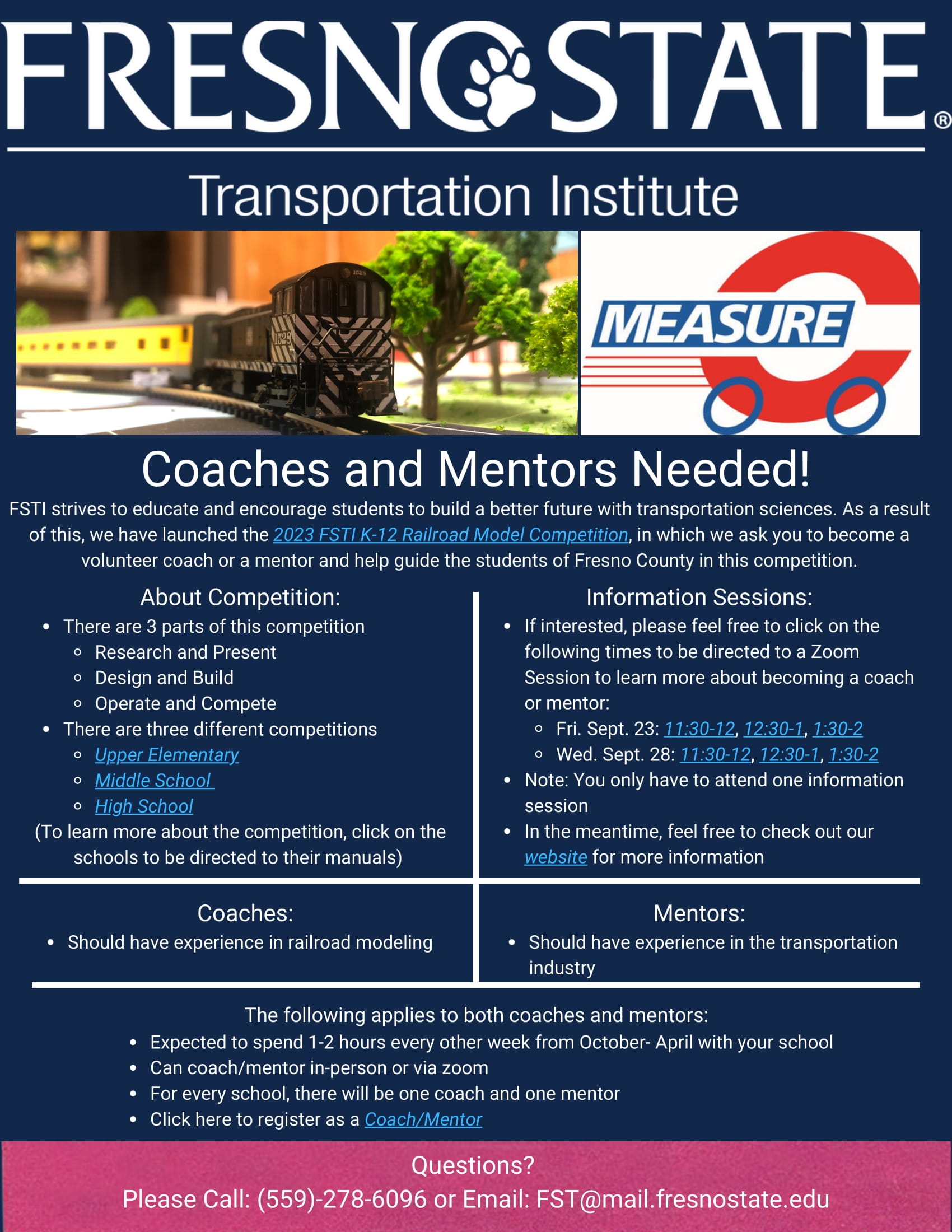 FSTI Coaches and Mentors Flyer